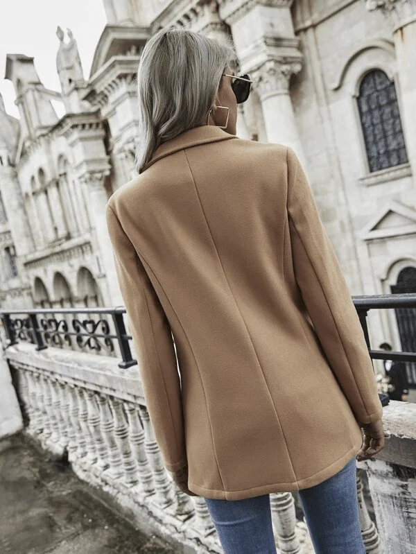 Blazer longo cor caramelo - Image 2